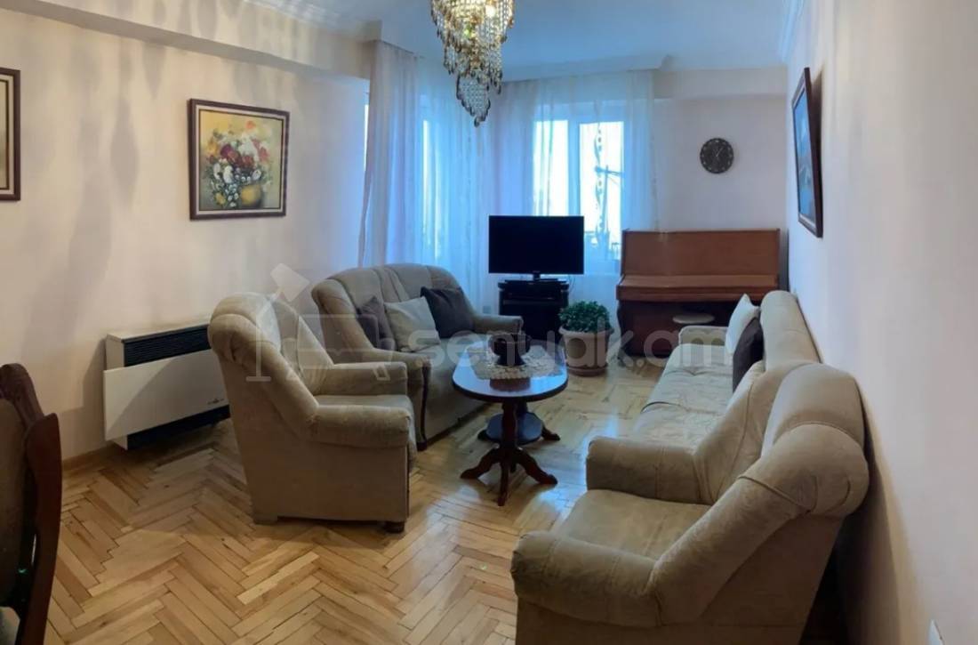 3 Սենյականոց Բնակարան Քարե Շենքում, 90քմ, 13/14 հարկ, Կոսմետիկ Վերանորոգված, Կահավորված, Արևկող