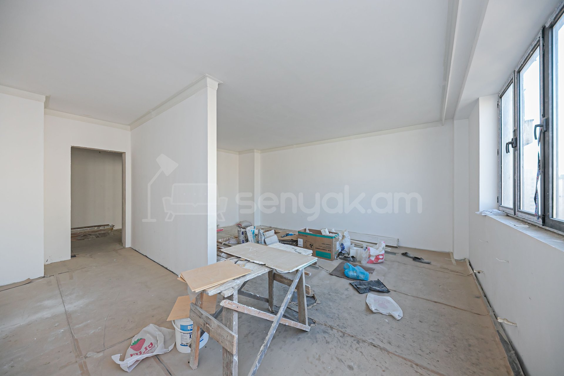 3 Սենյականոց Բնակարան Նորակառույցում, 115քմ, 11/15 հարկ, Պետական Վիճակում