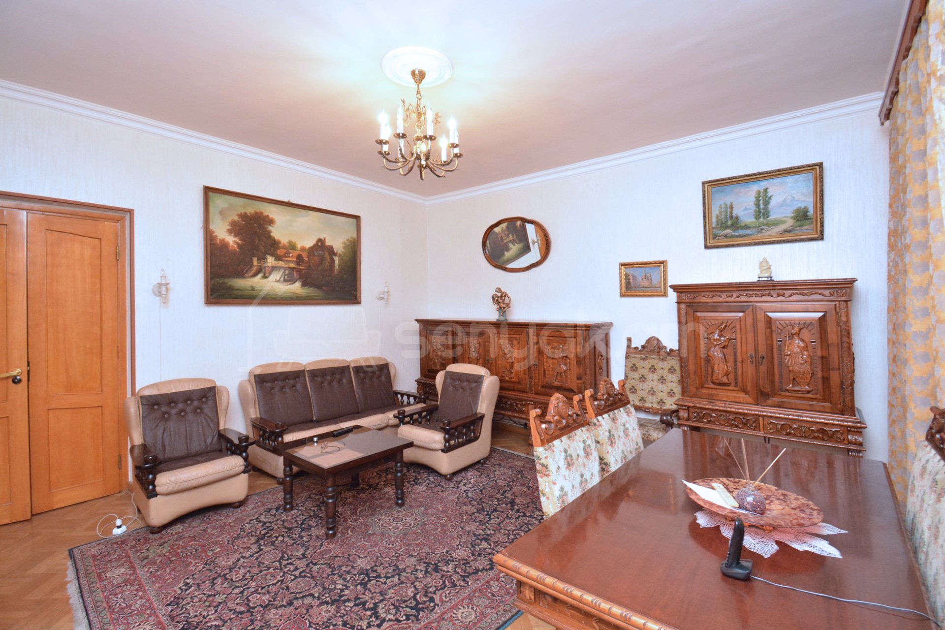 3 Սենյականոց Բնակարան Քարե Շենքում, 91քմ, 4/6 հարկ, Կապիտալ Վերանորոգված