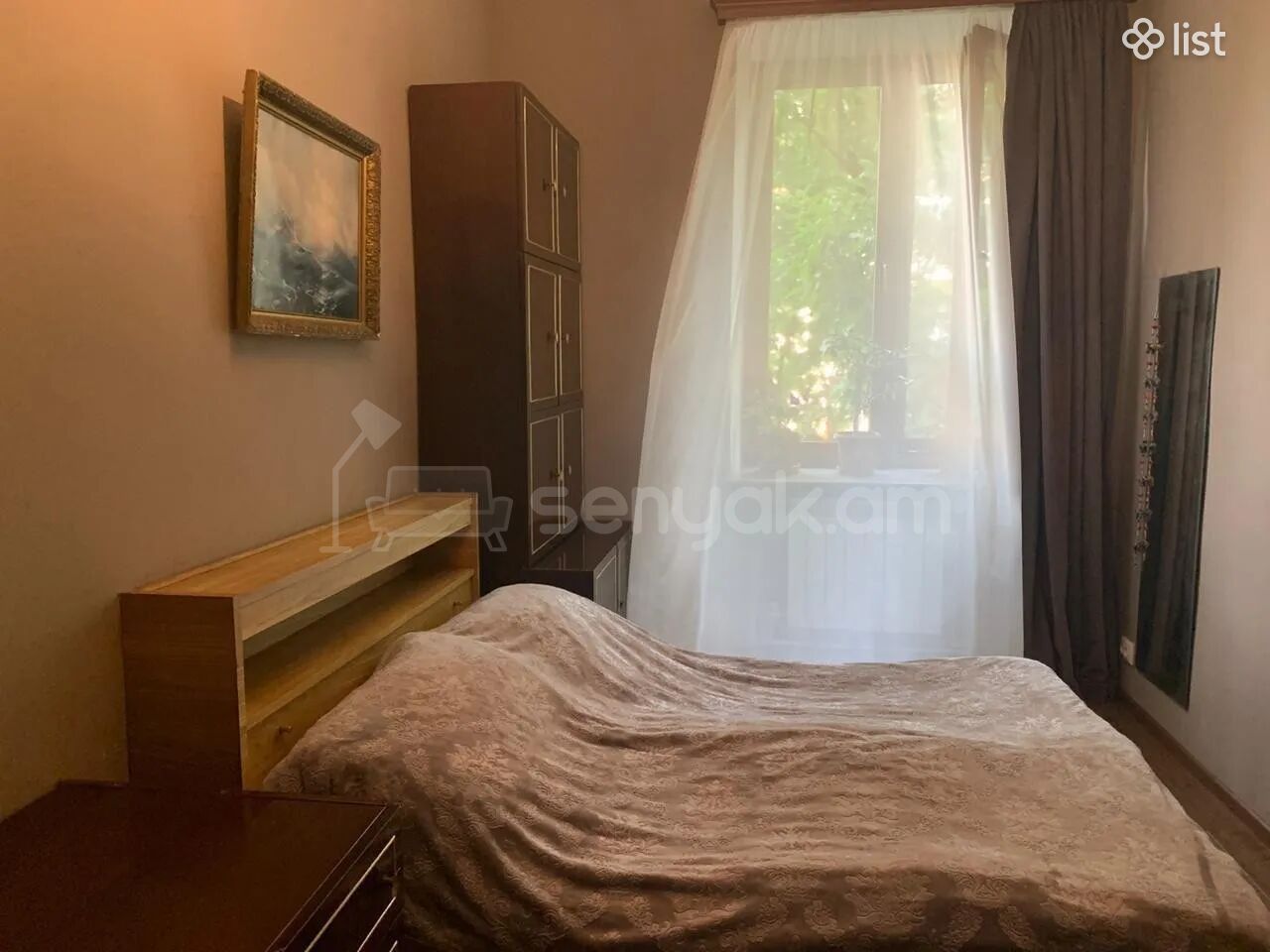 2 Սենյականոց Բնակարան Քարե Շենքում, 60քմ, 3/5 հարկ, Կապիտալ Վերանորոգված