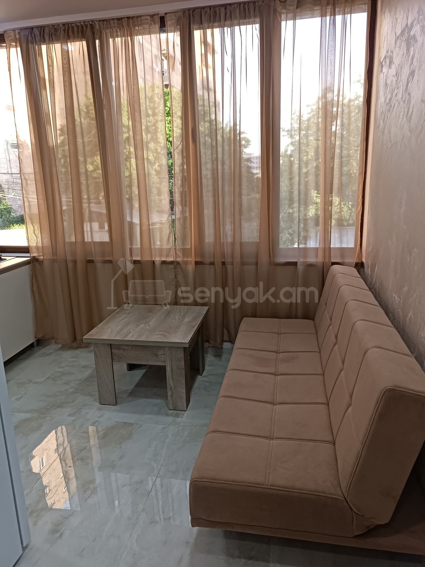 1 Սենյականոց Բնակարան Քարե Շենքում, 44քմ, 2/2 հարկ, Կապիտալ Վերանորոգված, Կահավորված, Արևկող