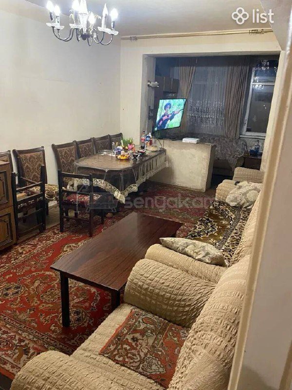 2 Սենյականոց Բնակարան, 87քմ, 1/9 հարկ, Պետական Վիճակում