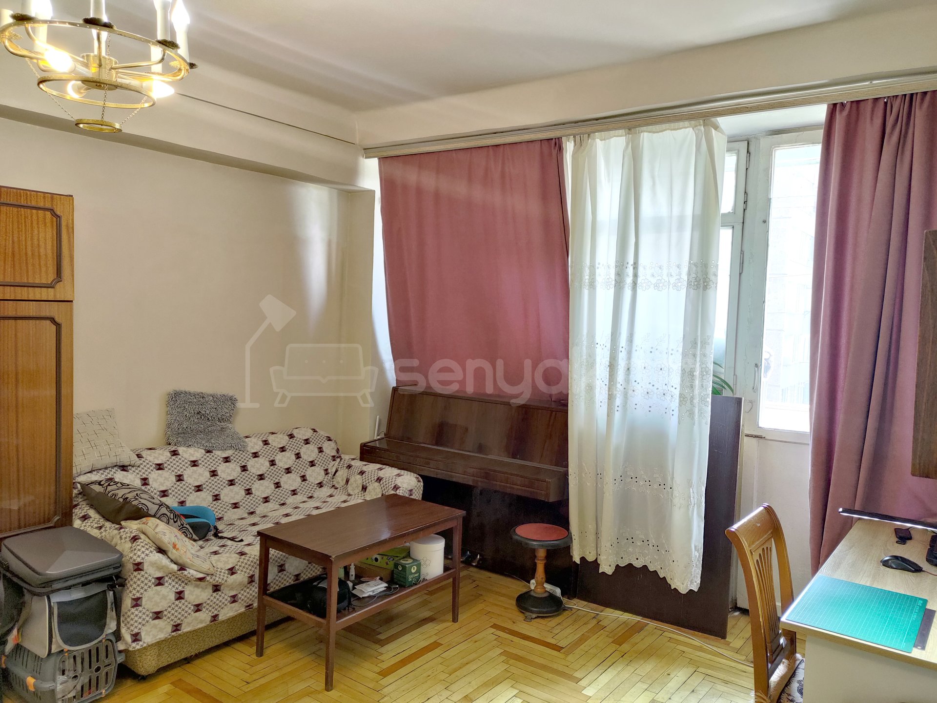 1 Սենյականոց Բնակարան, 42քմ, 5/9 հարկ, Պետական Վիճակում