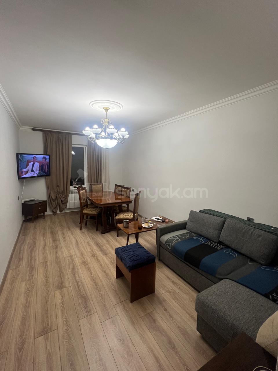 2 Սենյականոց Բնակարան Նորակառույցում, 49քմ, 2/12 հարկ, Կապիտալ Վերանորոգված