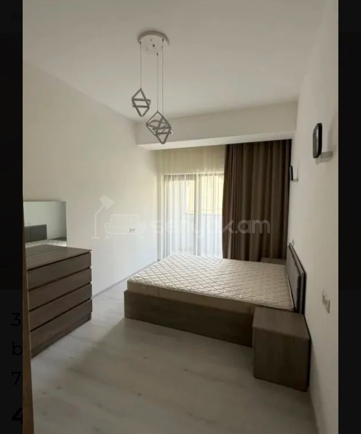 2 Սենյականոց Բնակարան Նորակառույցում, 80քմ, 3/6 հարկ, Դիզայներական Վերանորոգված, Կահավորված