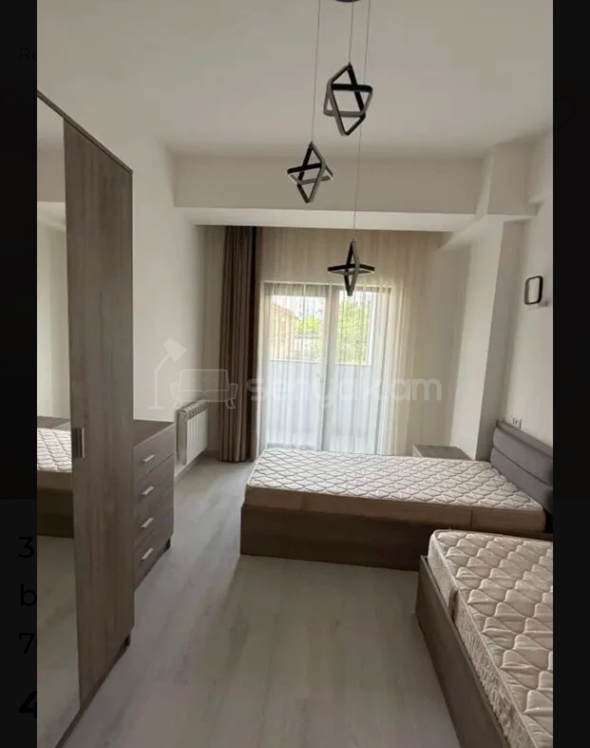 2 Սենյականոց Բնակարան Նորակառույցում, 80քմ, 3/6 հարկ, Դիզայներական Վերանորոգված, Կահավորված