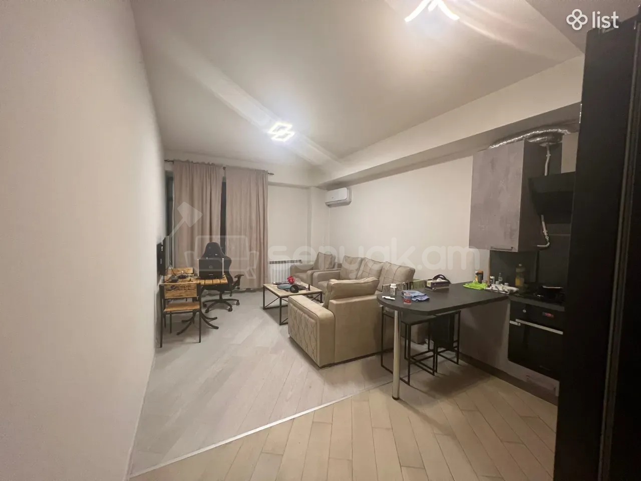 2 Սենյականոց Բնակարան Նորակառույցում, 65քմ, 5/16 հարկ, Կապիտալ Վերանորոգված, Կահավորված, Արևկող