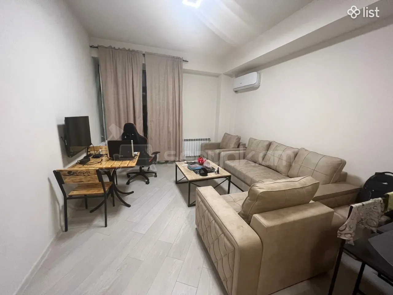 2 Սենյականոց Բնակարան Նորակառույցում, 65քմ, 5/16 հարկ, Կապիտալ Վերանորոգված, Կահավորված, Արևկող