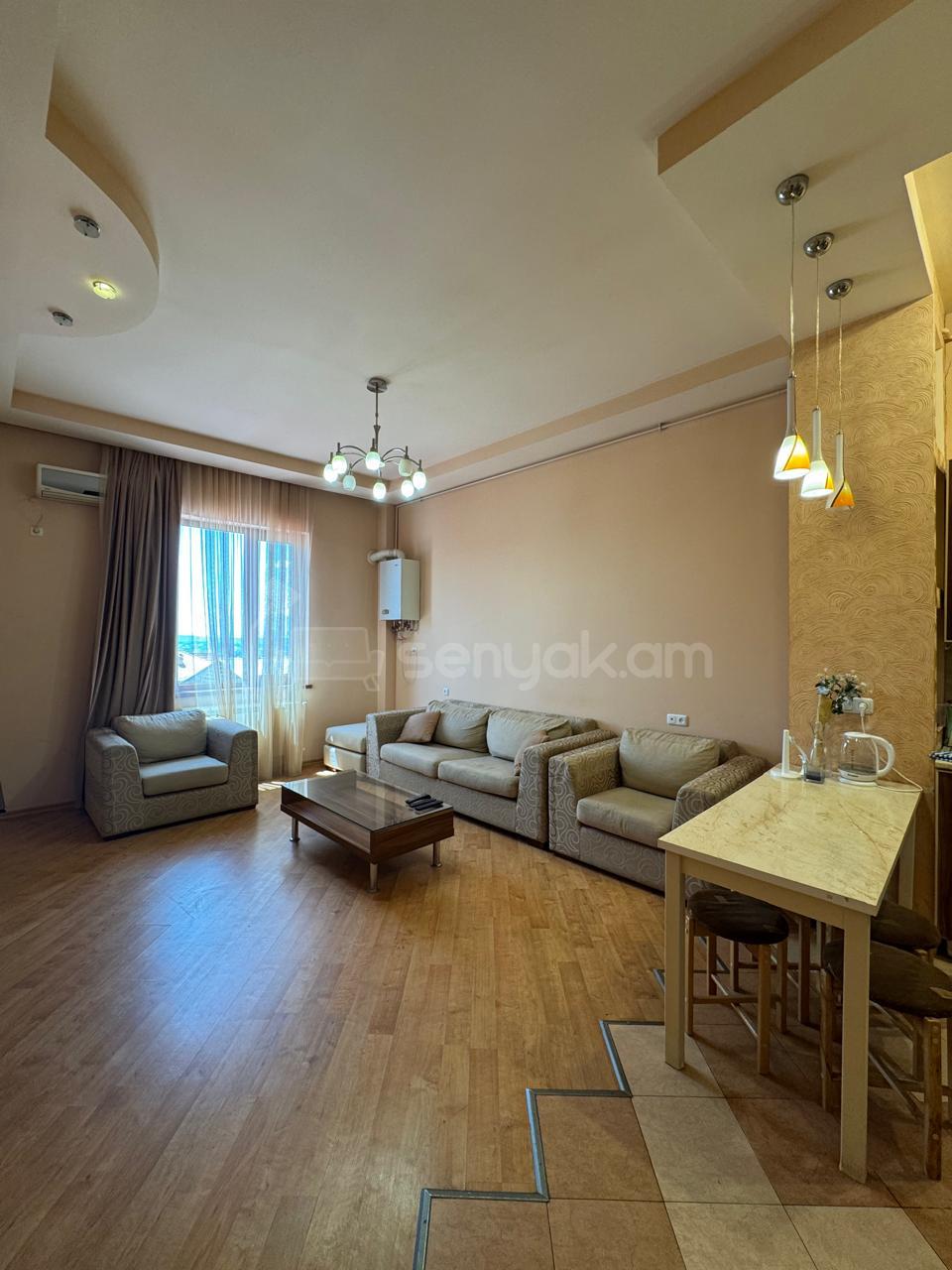 2 Սենյականոց Բնակարան Նորակառույցում, 54քմ, 3/5 հարկ, Կապիտալ Վերանորոգված, Կահավորված