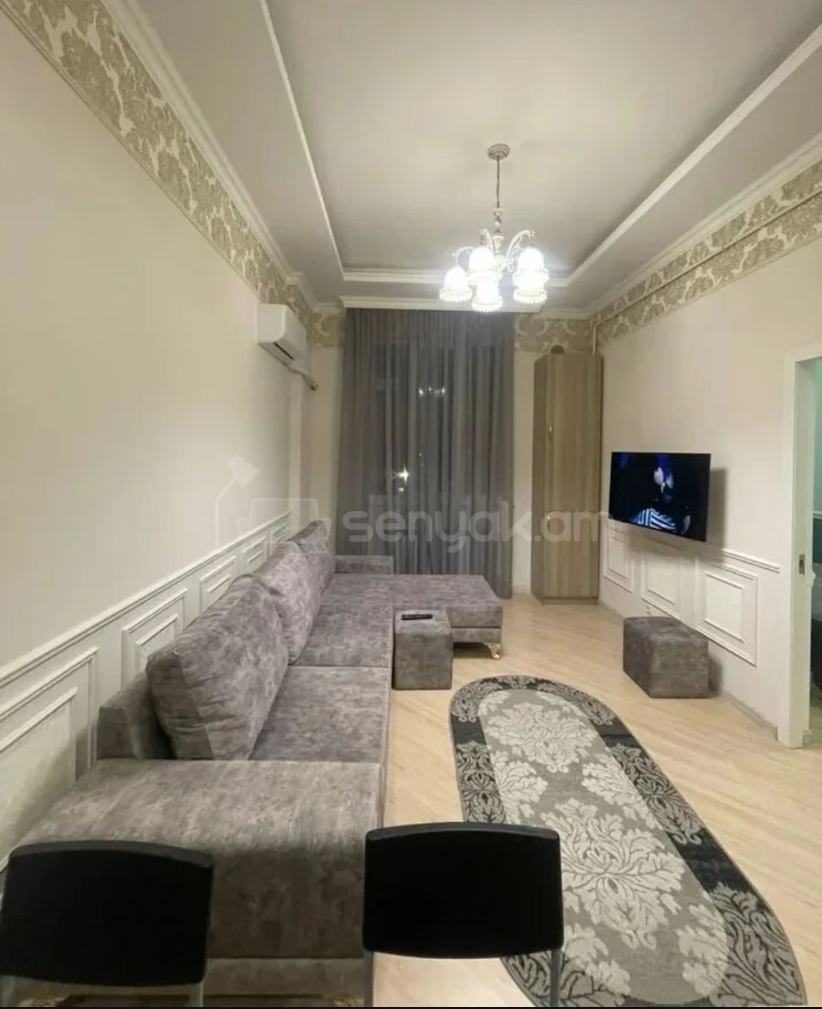 2 Սենյականոց Բնակարան Նորակառույցում, 45քմ, 3/10 հարկ, Դիզայներական Վերանորոգված, Կահավորված