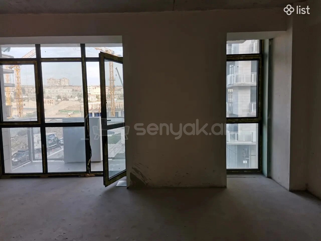 2 Սենյականոց Բնակարան Նորակառույցում, 46քմ, 3/18 հարկ, Զրոյական Վիճակում
