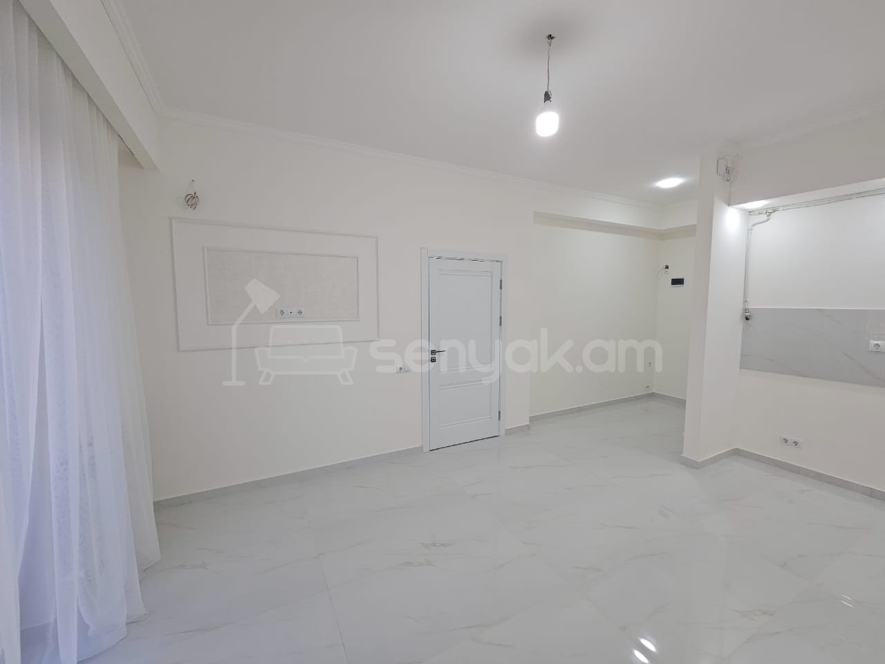 2 Սենյականոց Բնակարան Նորակառույցում, 38քմ, 4/12 հարկ, Դիզայներական Վերանորոգված