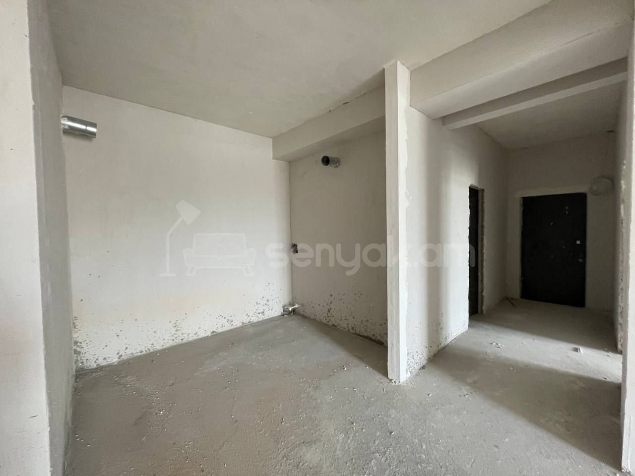2 Սենյականոց Բնակարան Նորակառույցում, 65քմ, 12/12 հարկ, Զրոյական Վիճակում