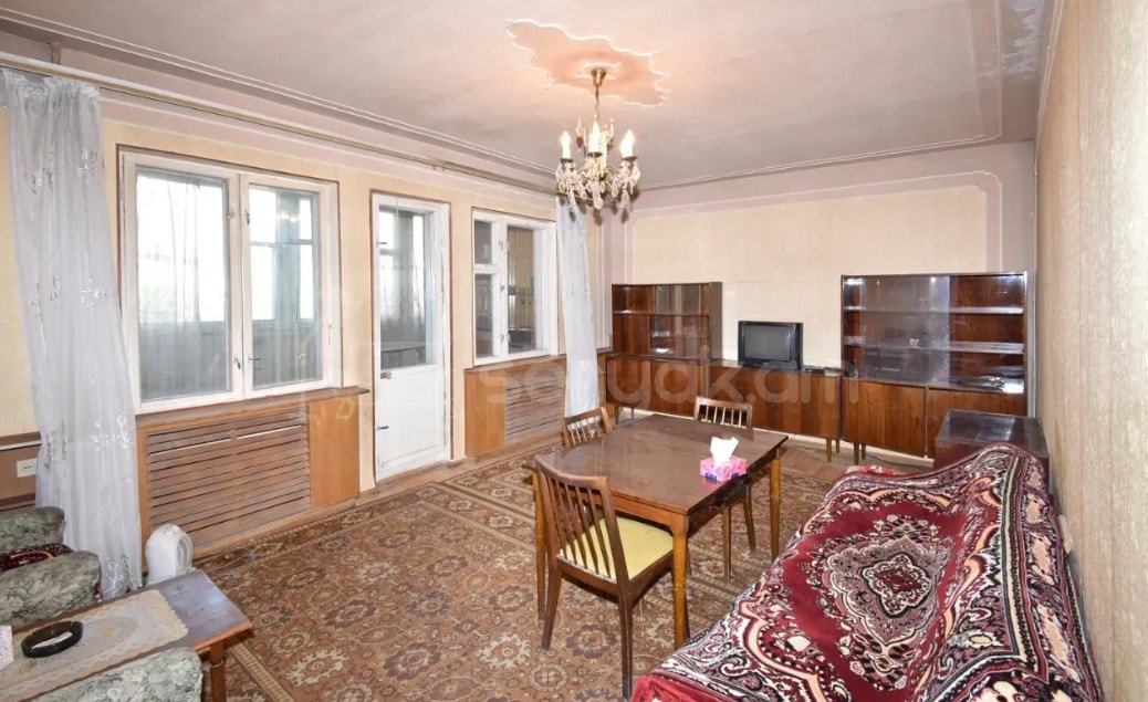 3 Սենյականոց Բնակարան, 97քմ, 4/9 հարկ, Պետական Վիճակում