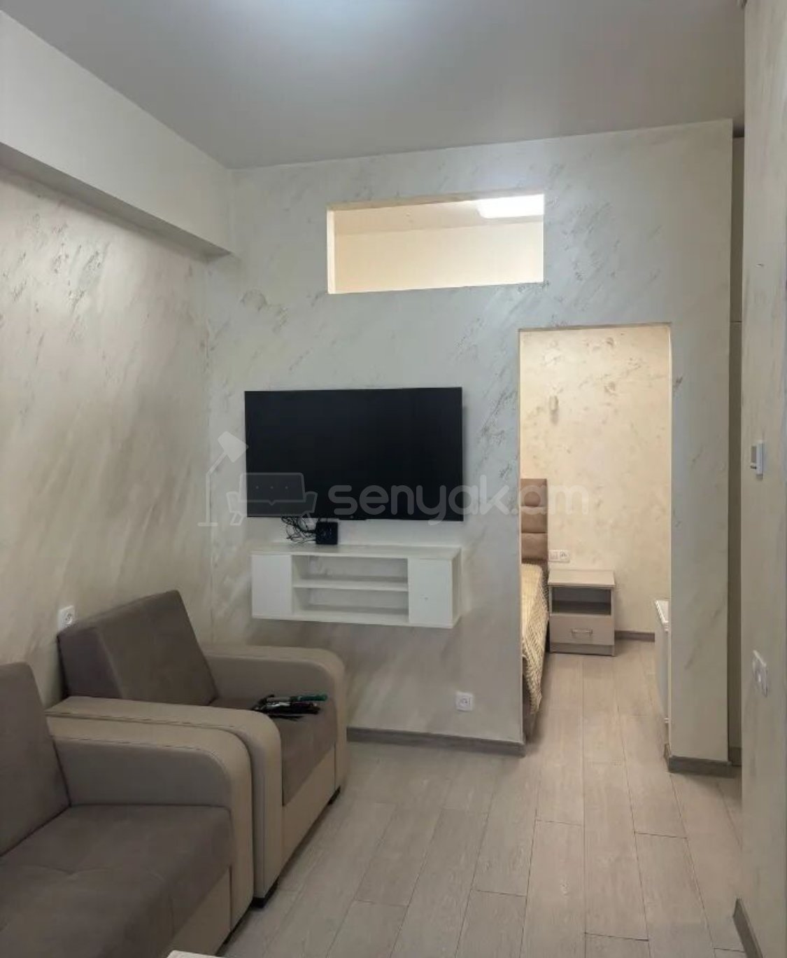 1 Սենյականոց Բնակարան Նորակառույցում, 28քմ, 5/10 հարկ, Դիզայներական Վերանորոգված