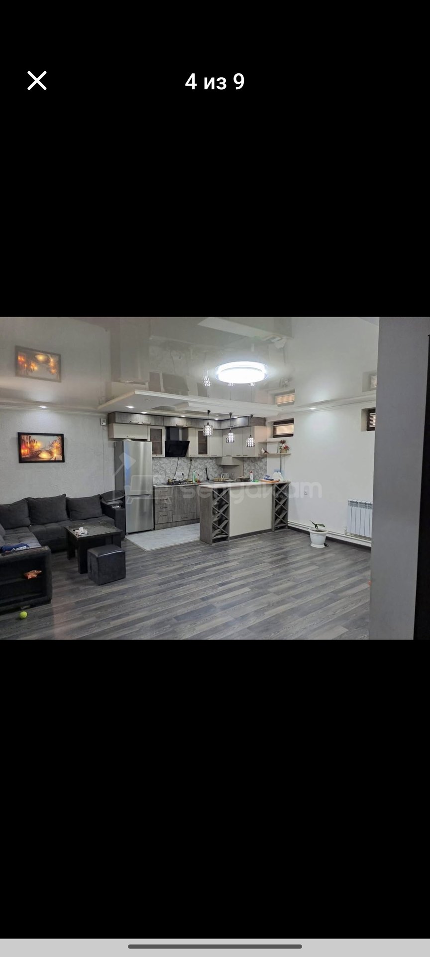 2 Սենյականոց Բնակարան Քարե Շենքում, 45քմ, 1/1 հարկ, Կապիտալ Վերանորոգված, Կահավորված
