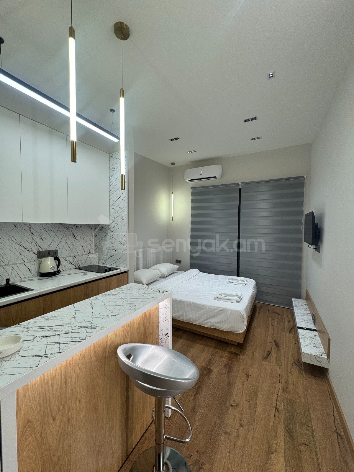 2 Սենյականոց Բնակարան Նորակառույցում, 30քմ, 6/6 հարկ, Դիզայներական Վերանորոգված