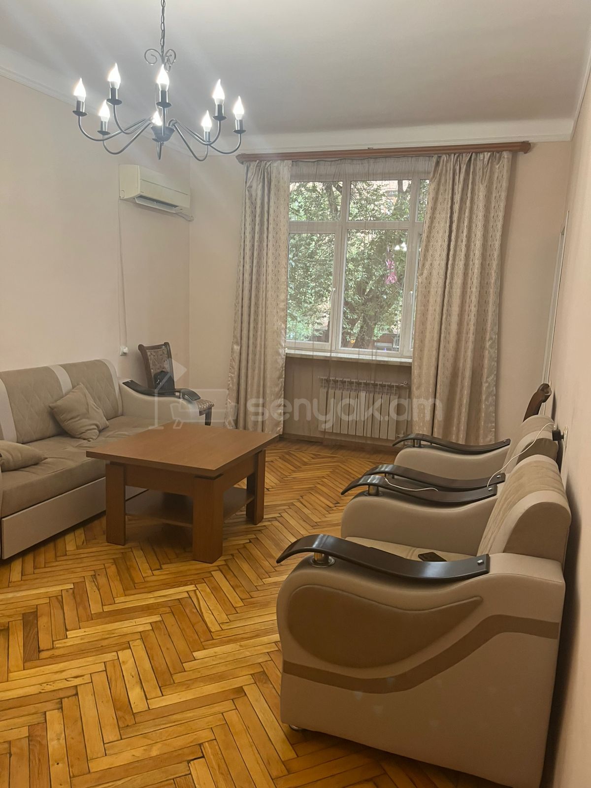 2 Սենյականոց Բնակարան Քարե Շենքում, 50քմ, 2/5 հարկ, Կապիտալ Վերանորոգված, Կահավորված