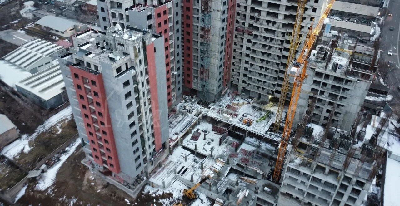 3 Սենյականոց Բնակարան Նորակառույցում, 63քմ, 10/16 հարկ, Զրոյական Վիճակում