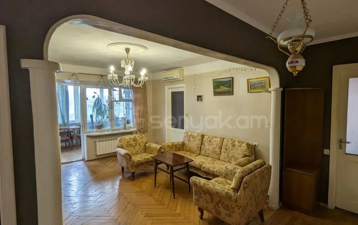 3 Սենյականոց Բնակարան Քարե Շենքում, 81քմ, 4/6 հարկ, Կոսմետիկ Վերանորոգված