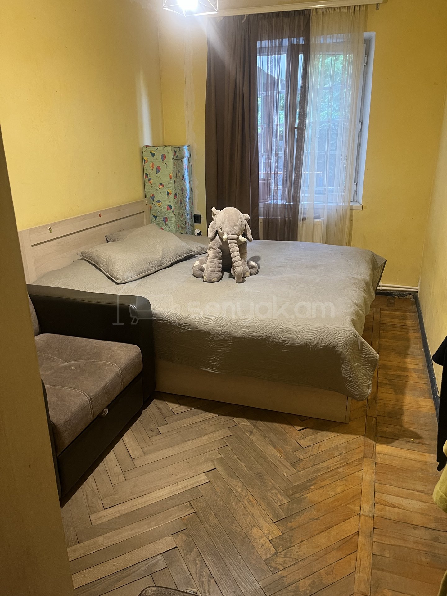 3 Սենյականոց Բնակարան, 63քմ, 1/4 հարկ, Կոսմետիկ Վերանորոգված