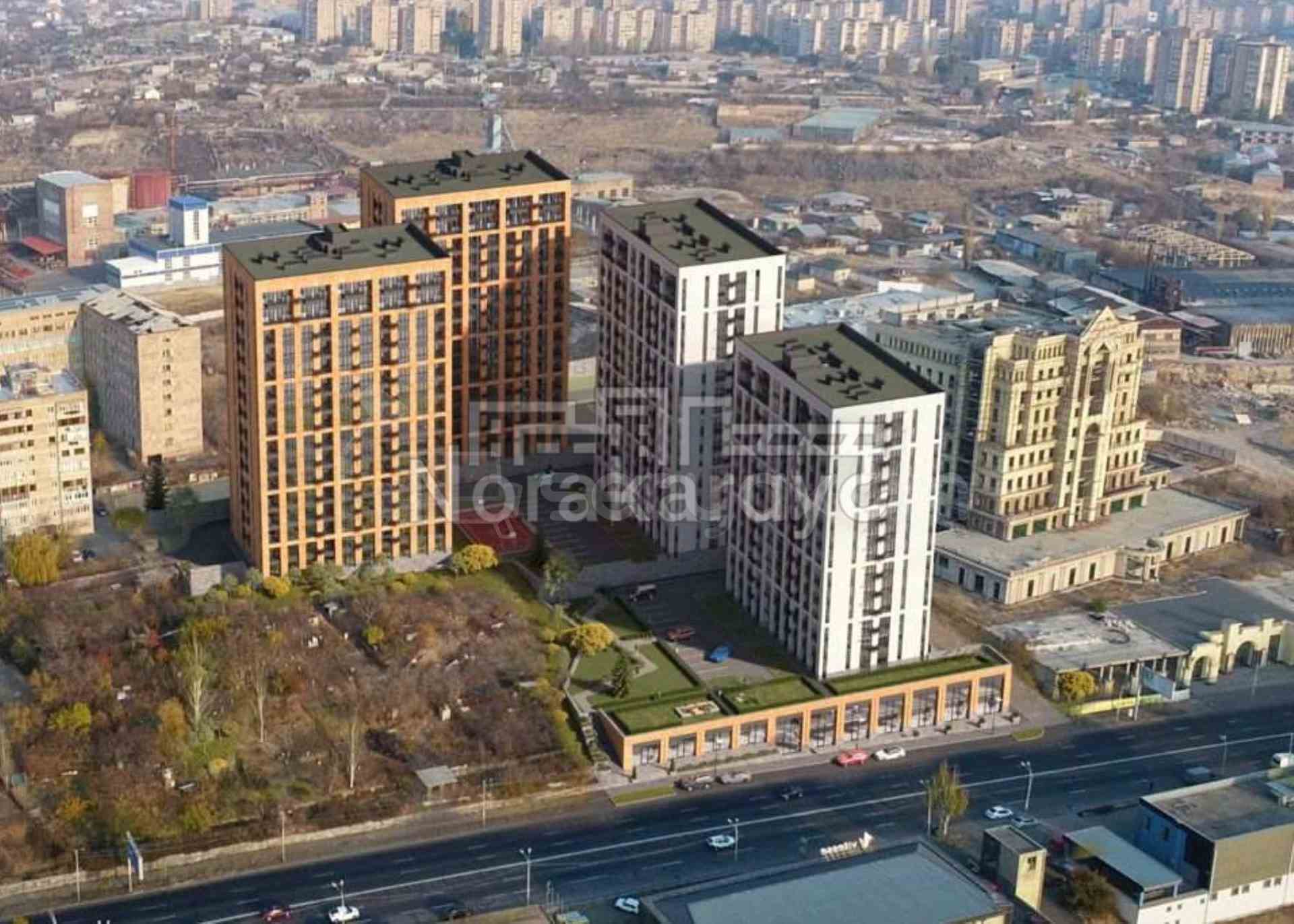 2 Սենյականոց Բնակարան Նորակառույցում, 49քմ, 11/16 հարկ, Զրոյական Վիճակում