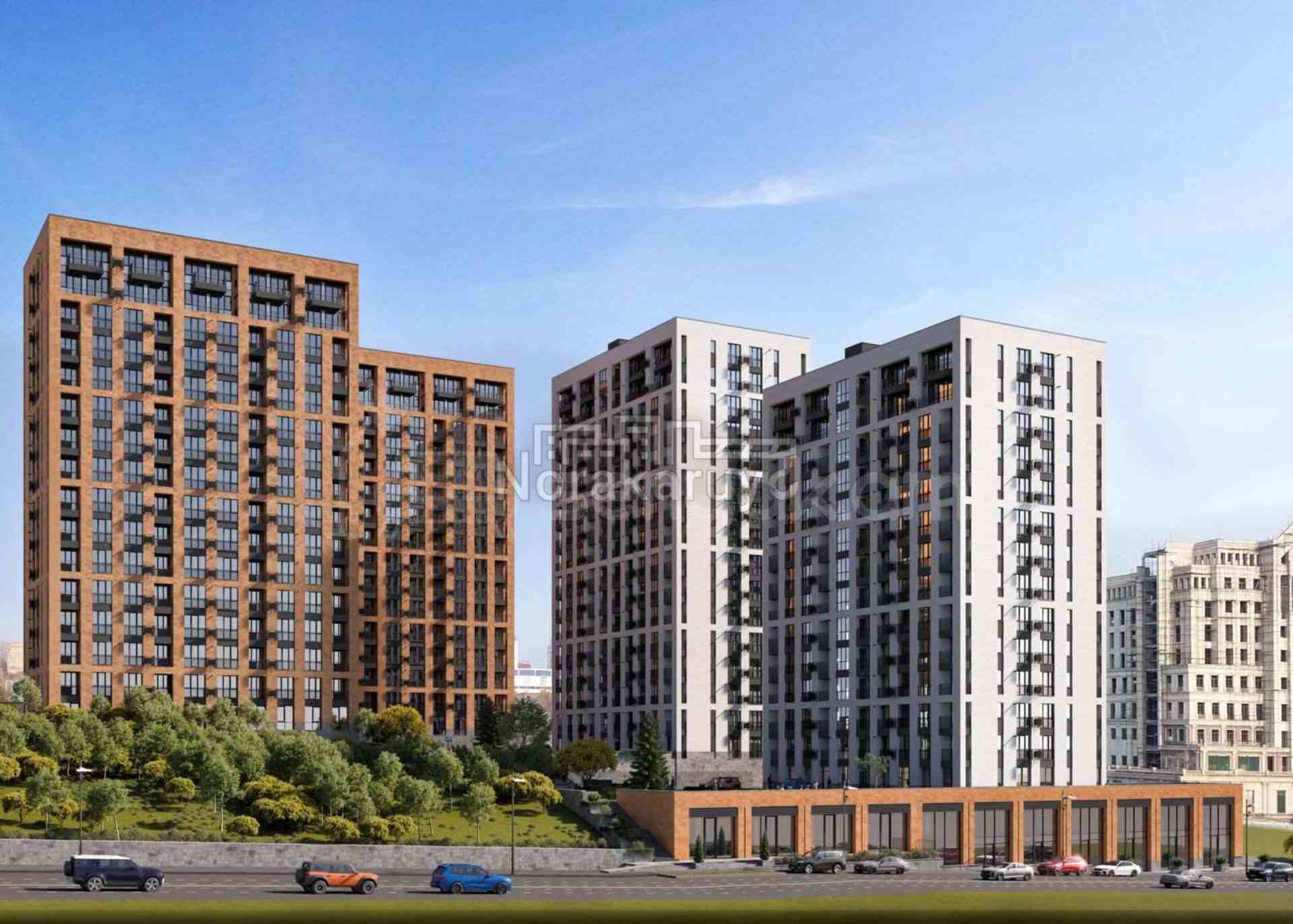 2 Սենյականոց Բնակարան Նորակառույցում, 49քմ, 11/16 հարկ, Զրոյական Վիճակում