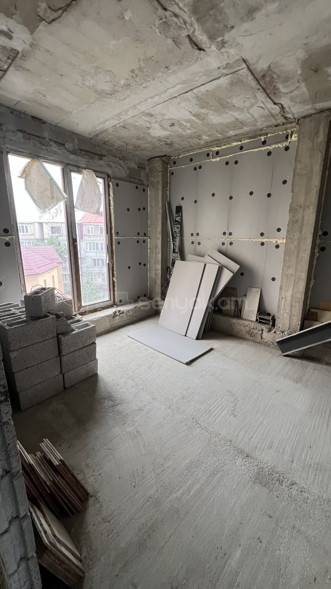 2 Սենյականոց Բնակարան Նորակառույցում, 55քմ, 3/4 հարկ, Զրոյական Վիճակում