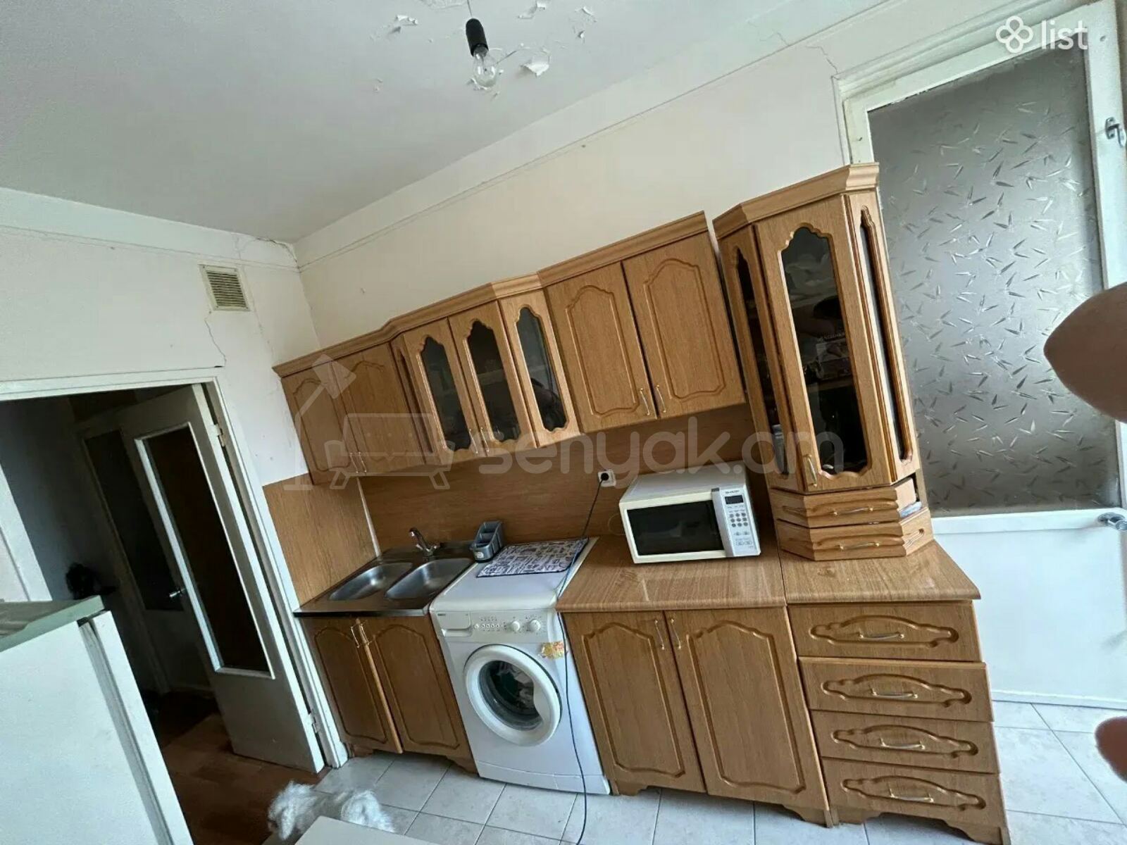 2 Սենյականոց Բնակարան, 55քմ, 3/14 հարկ, Կոսմետիկ Վերանորոգված, Մասամբ Կահավորված, Արևկող