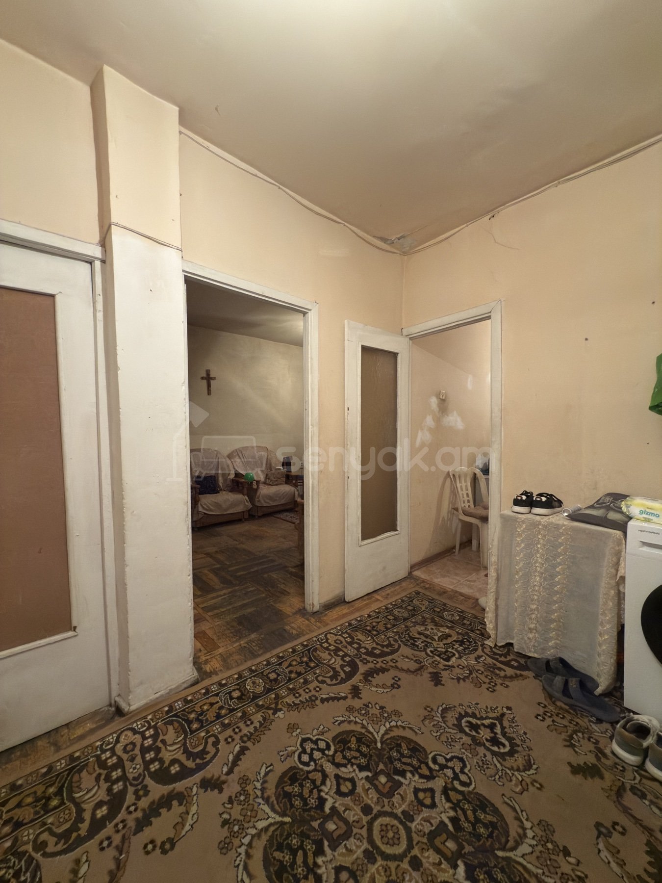 3 Սենյականոց Բնակարան, 77քմ, 2/9 հարկ, Պետական Վիճակում