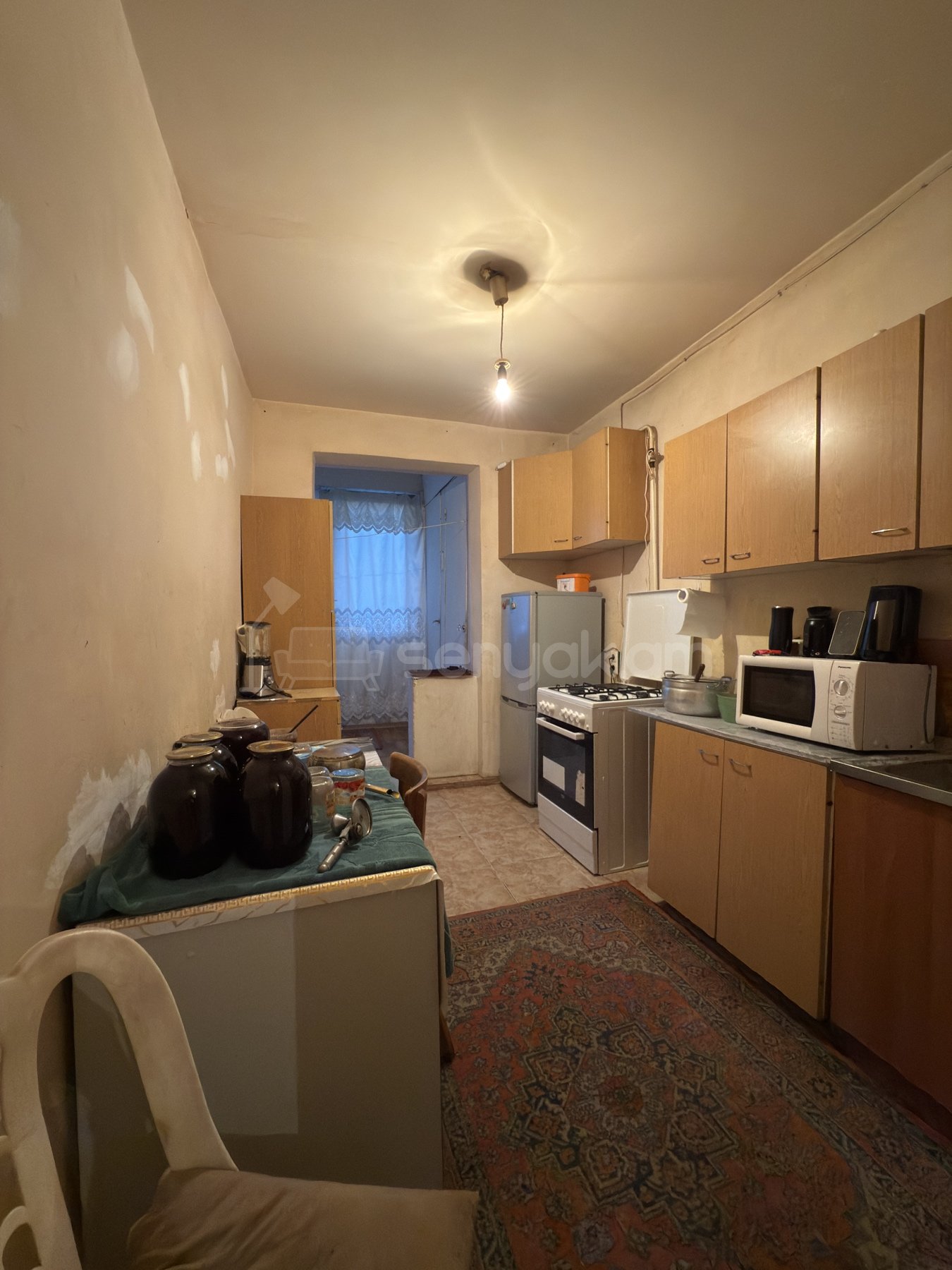 3 Սենյականոց Բնակարան, 77քմ, 2/9 հարկ, Պետական Վիճակում