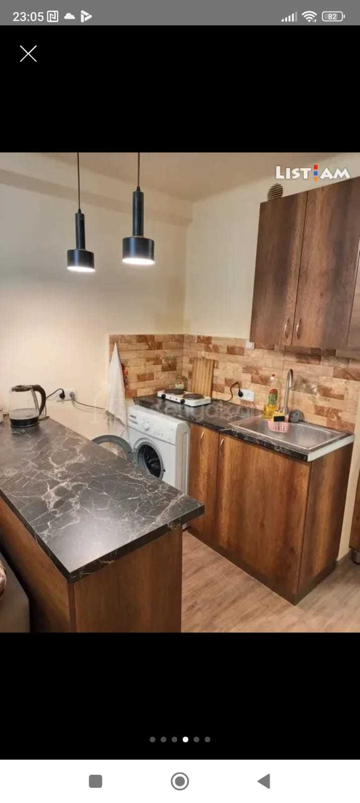 1 Սենյականոց Բնակարան, 23քմ, 2/6 հարկ, Կապիտալ Վերանորոգված, Կահավորված, Արևկող