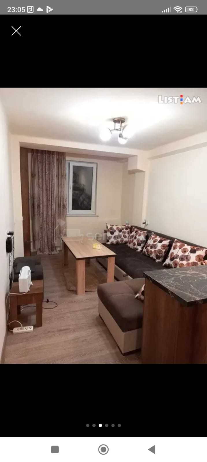 1 Սենյականոց Բնակարան, 23քմ, 2/6 հարկ, Կապիտալ Վերանորոգված, Կահավորված, Արևկող