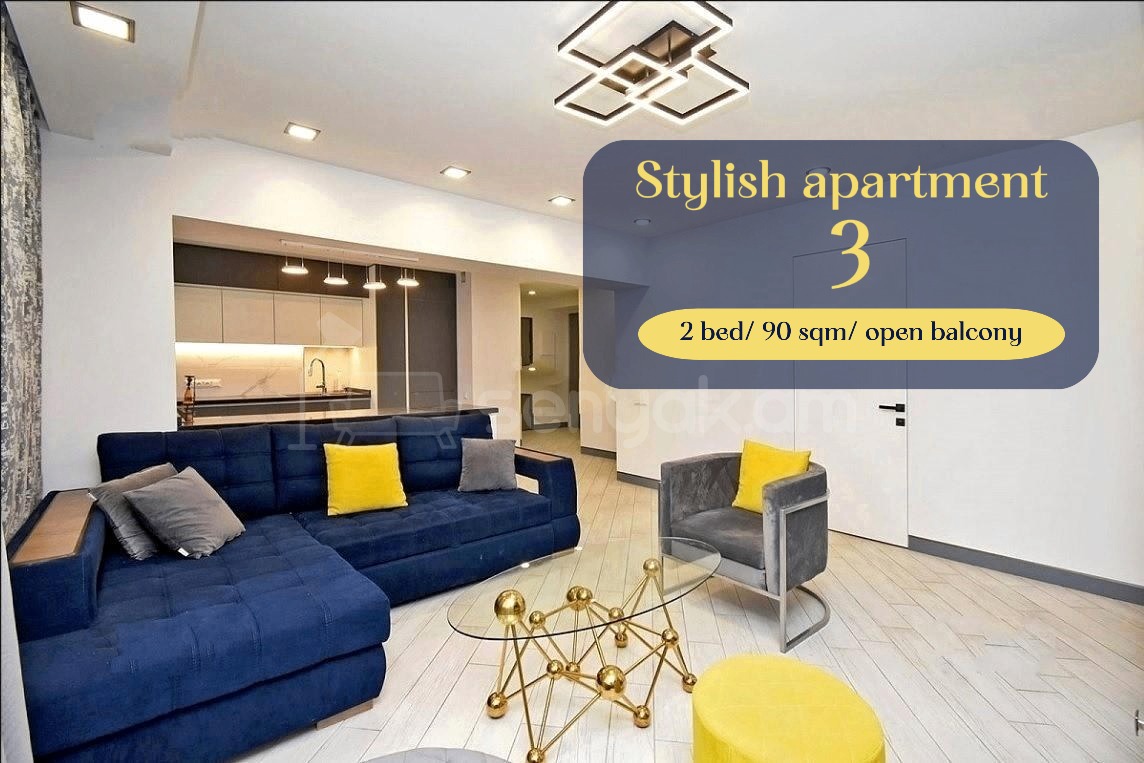 3 Սենյականոց Բնակարան, 90քմ, 7/9 հարկ, Դիզայներական Վերանորոգված, Կահավորված, Արևկող
