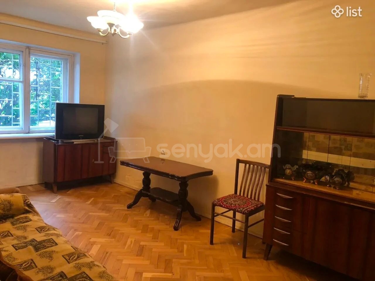 2 Սենյականոց Բնակարան Քարե Շենքում, 50քմ, 2/5 հարկ, Պետական Վիճակում
