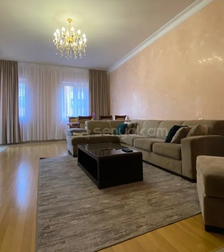 3 Սենյականոց Բնակարան Նորակառույցում, 120քմ, 8/9 հարկ, Կապիտալ Վերանորոգված