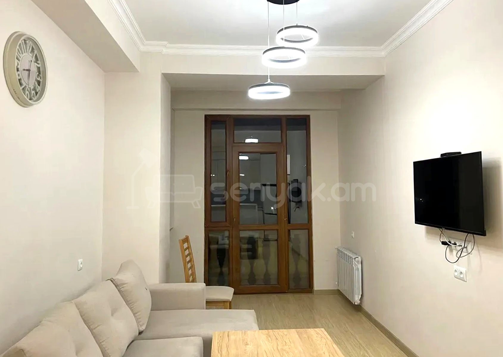 2 Սենյականոց Բնակարան, 46քմ, 4/8 հարկ, Դիզայներական Վերանորոգված