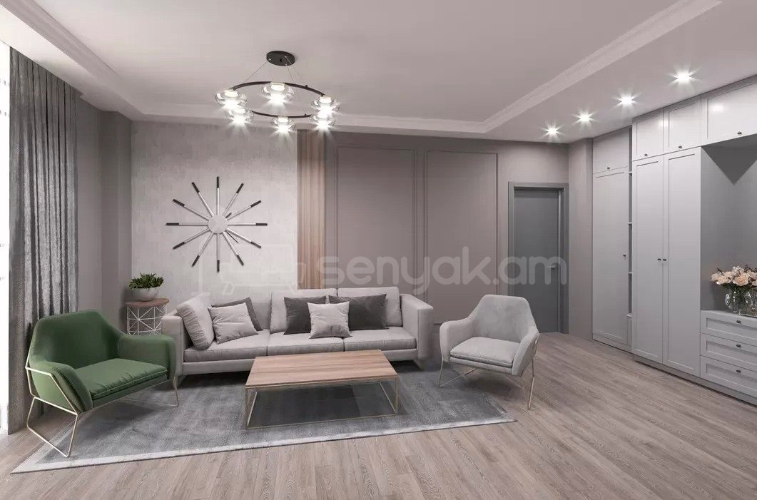 2 Սենյականոց Բնակարան Նորակառույցում, 52քմ, 7/16 հարկ, Դիզայներական Վերանորոգված