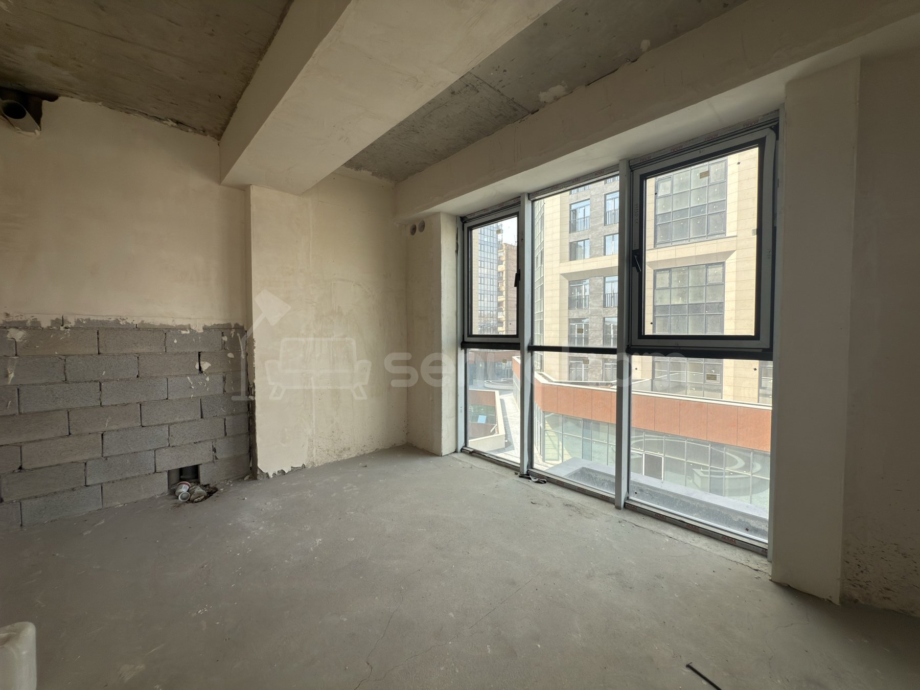 3 Սենյականոց Բնակարան Նորակառույցում, 71քմ, 10/14 հարկ, Զրոյական Վիճակում