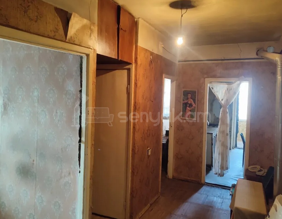 2 Սենյականոց Բնակարան, 62քմ, 9/9 հարկ, Պետական Վիճակում