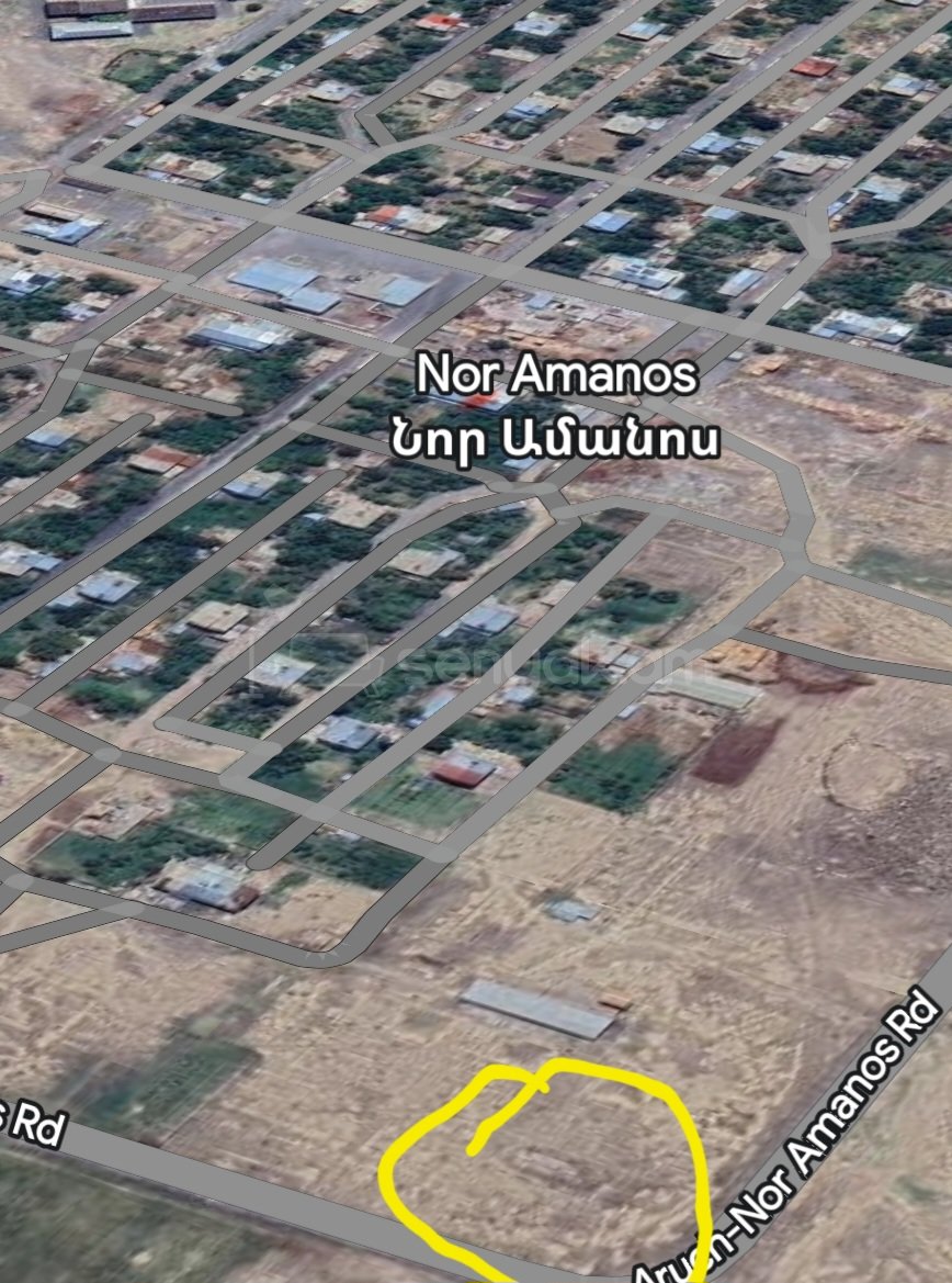 Բնակելի Նշանակության Հողատարածք, 1250քմ, Խմելու Ջրով, Էլեկտրականությամբ