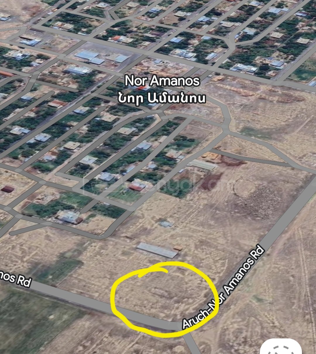 Բնակելի Նշանակության Հողատարածք, 1250քմ, Խմելու Ջրով, Էլեկտրականությամբ