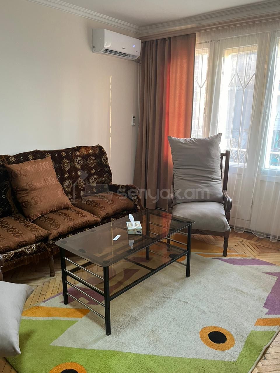 1 Սենյականոց Բնակարան Քարե Շենքում, 38քմ, 2/3 հարկ, Կոսմետիկ Վերանորոգված, Կահավորված, Արևկող
