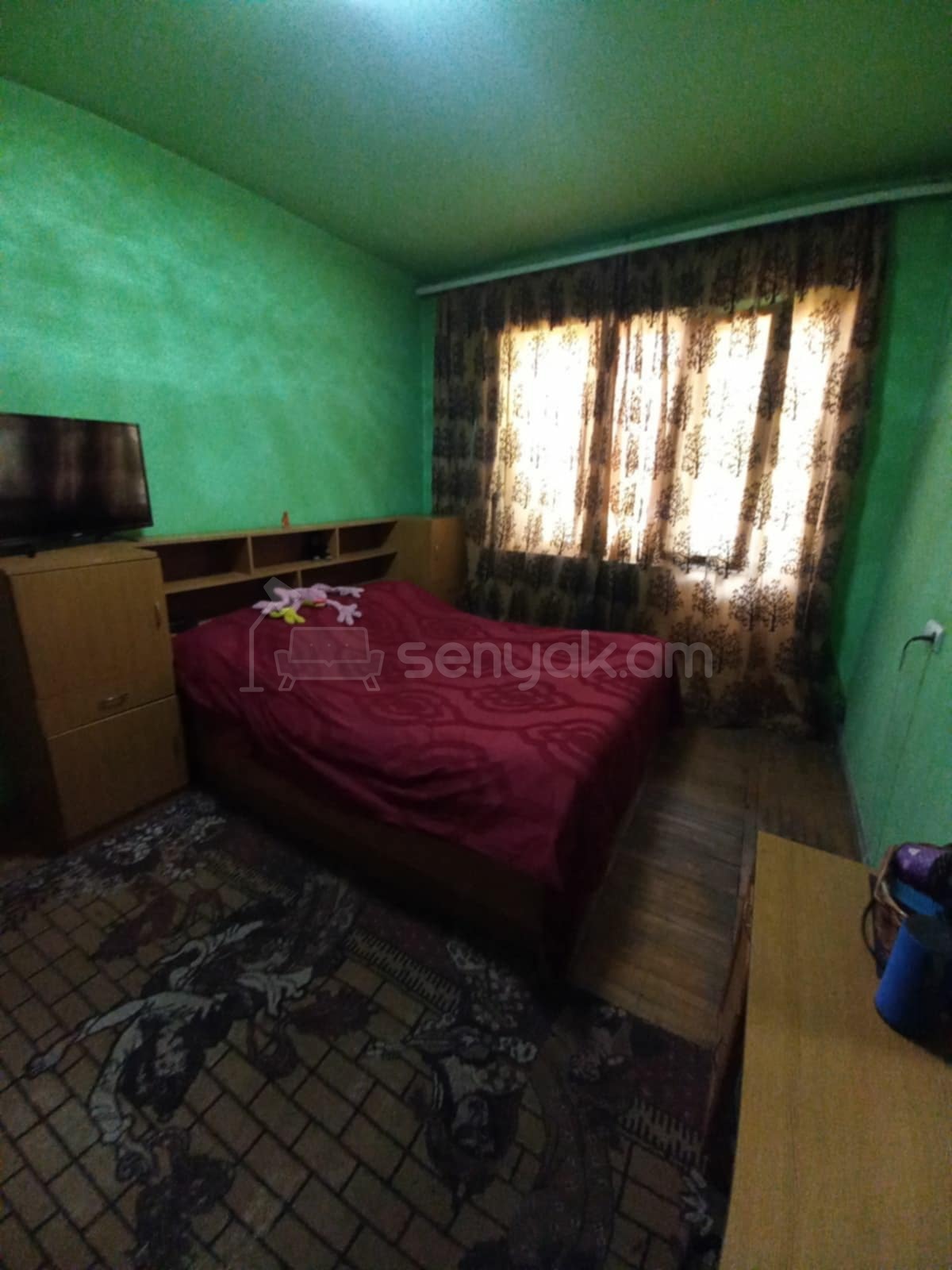 3 Սենյականոց Բնակարան, 77քմ, 1/9 հարկ, Պետական Վիճակում
