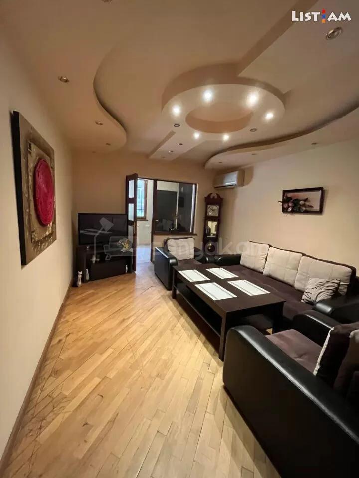 3 Սենյականոց Բնակարան, 80քմ, 1/9 հարկ, Կապիտալ Վերանորոգված