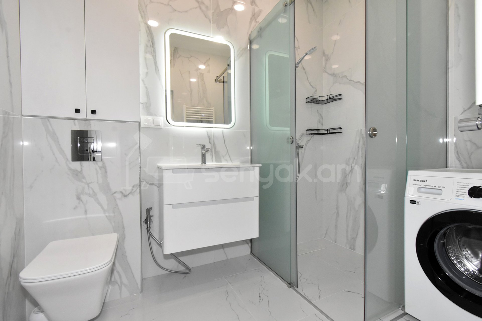 2 Սենյականոց Բնակարան Նորակառույցում, 60քմ, 14/17 հարկ, Դիզայներական Վերանորոգված, Կահավորված, Արևկող