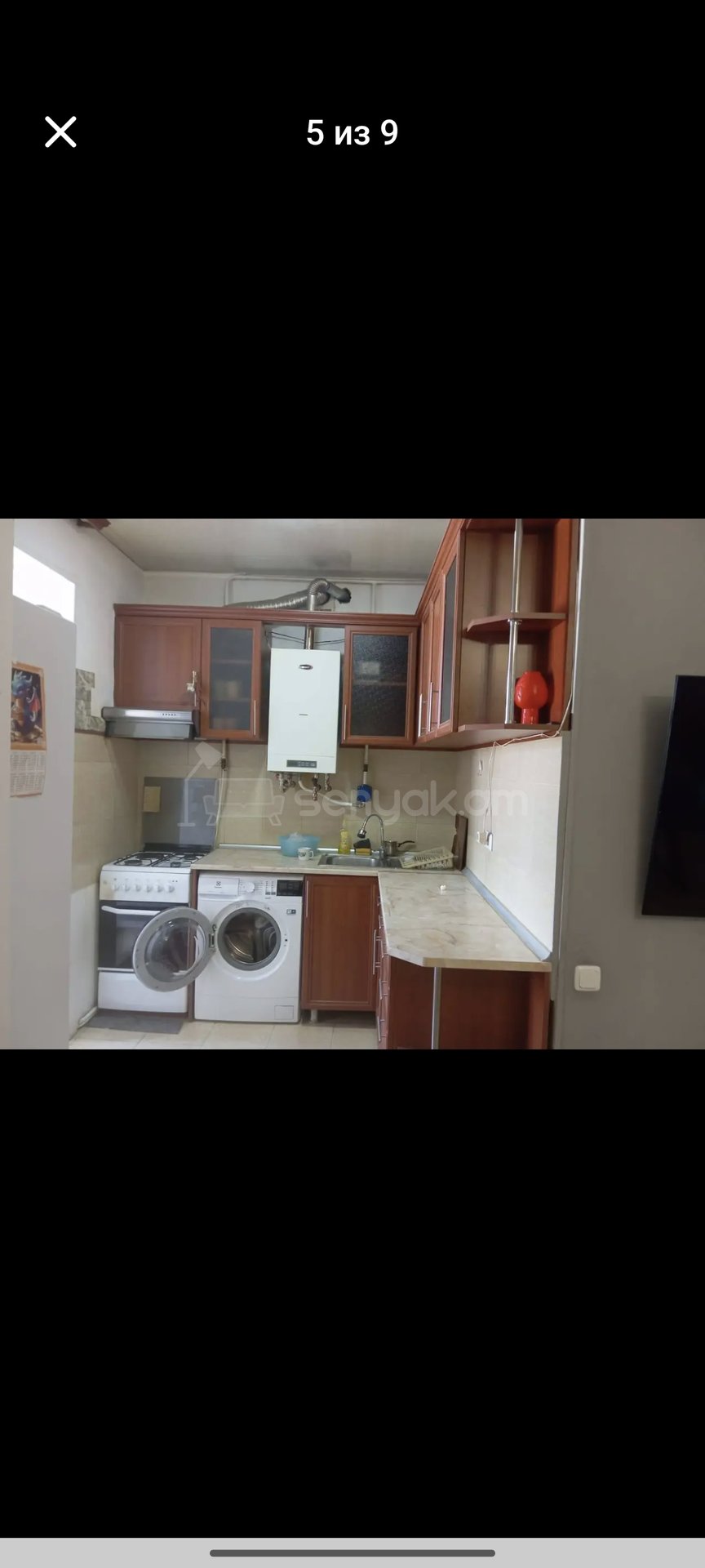 2 Սենյականոց Բնակարան Քարե Շենքում, 55քմ, 3/5 հարկ, Նորմալ Վիճակում, Կահավորված, Արևկող