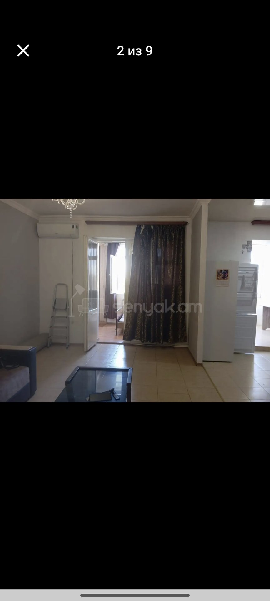 2 Սենյականոց Բնակարան Քարե Շենքում, 55քմ, 3/5 հարկ, Նորմալ Վիճակում, Կահավորված, Արևկող