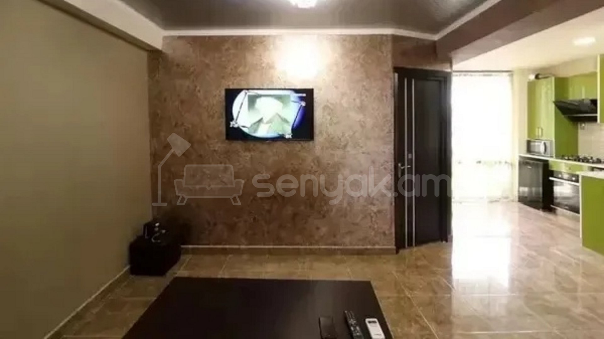 2 Սենյականոց Բնակարան Քարե Շենքում, 41քմ, 3/10 հարկ, Դիզայներական Վերանորոգված, Կահավորված