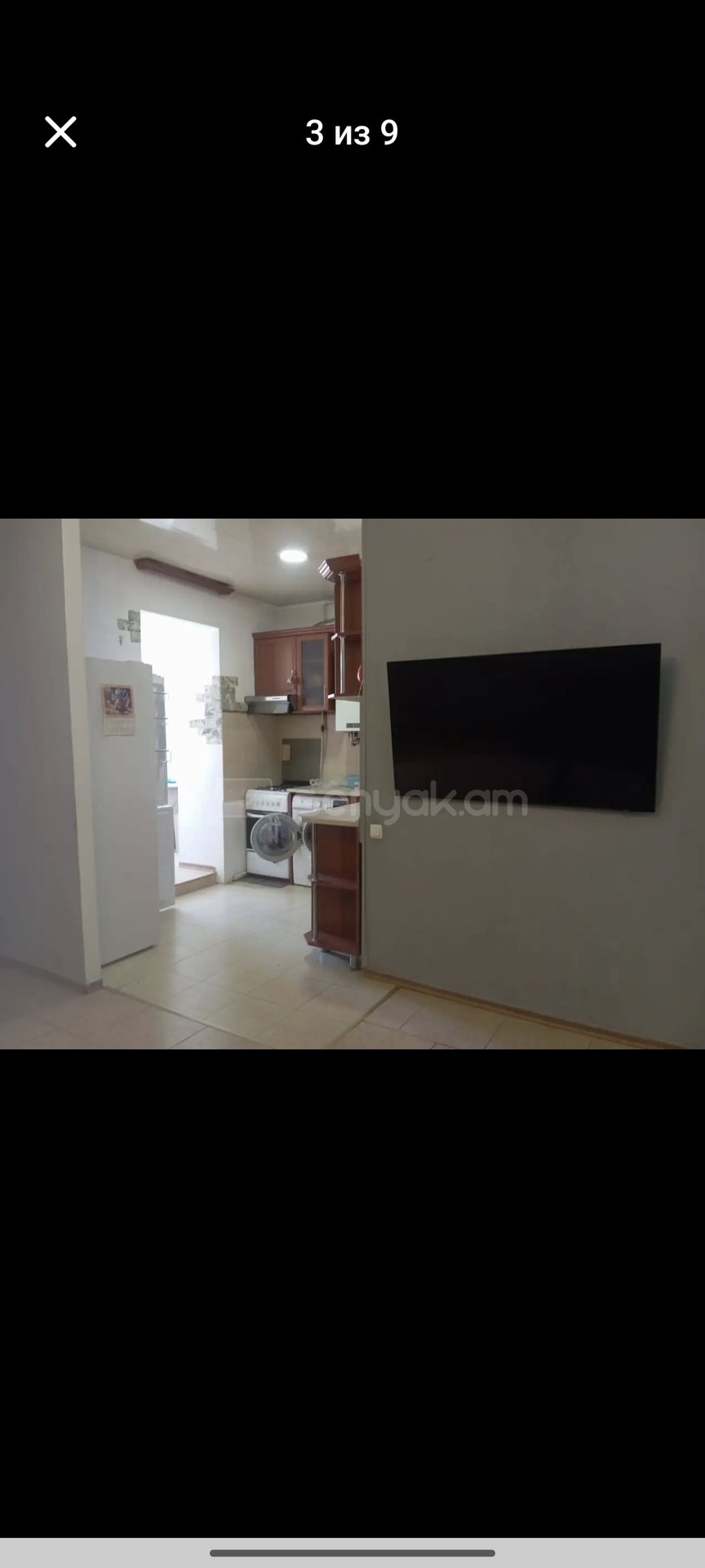 2 Սենյականոց Բնակարան Քարե Շենքում, 56քմ, 2/4 հարկ, Նորմալ Վիճակում, Կահավորված, Արևկող